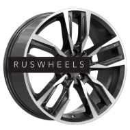 Диски КИК 8x18/5x112 ET25 D66,6 Борэй (КС901) Алмаз черный