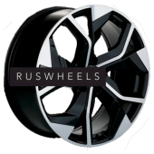Диски Khomen Wheels 8,5x20/5x114,3 ET35 D60,1 KHW2006 (RX) Black-FP