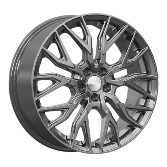 Диски СКАД  Эльба  7,0\R18 5*114,3 ET37  d66,6  Графит  [4600427]  <С>  Fb max 650 kg