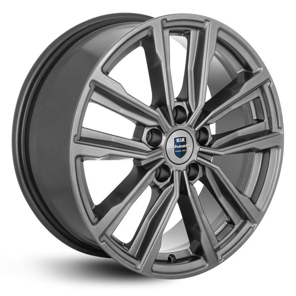 Диски КиК 7.5\R17 5*114.3 ET45 d67.1 Дарк платинум Диски КиК 7.5\R17 5*114.3 ET45 d67.1 Дарк платинум
