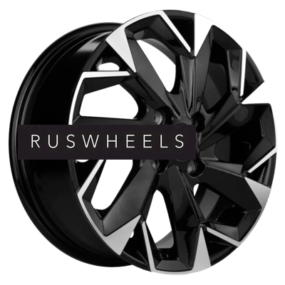 Диски Khomen Wheels 6x15/4x98 ET35 D58,6 KHW1508 (Lada Granta) Black-FP