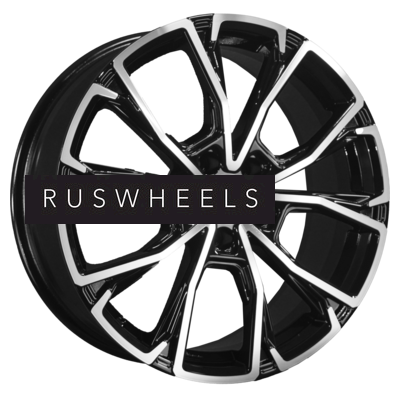 Диски Khomen Wheels 7,5x19/5x108 ET36 D65,1 KHW1907 (Exeed VX/TXL) Black-FP Диски Khomen Wheels 7,5x19/5x108 ET36 D65,1 KHW1907 (Exeed VX/TXL) Black-FP