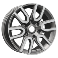 Диски Khomen Wheels 8x17/6x139,7 ET30 D106,1 KHW1723 (Fortuner/Hilux) Gray-FP