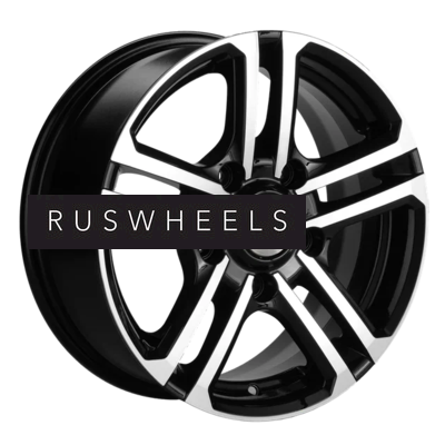 Диски Khomen Wheels 6,5x16/5x139,7 ET35 D98,5 KHW1602 (Niva 4x4 Bronto) Black-FP