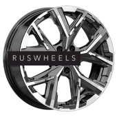 Диски КИК 6,5x18/5x114,3 ET45 D67,1 Айона (КС1169) Алмаз черный