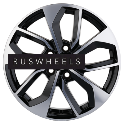 Диски Khomen Wheels 7x17/5x114,3 ET50 D67,1 KHW1703 (CX-5/Seltos/Optima) Black-FP