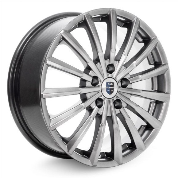 Диски КиК 7,0\R17 5*108 ET50 d63.35 Дарк платинум