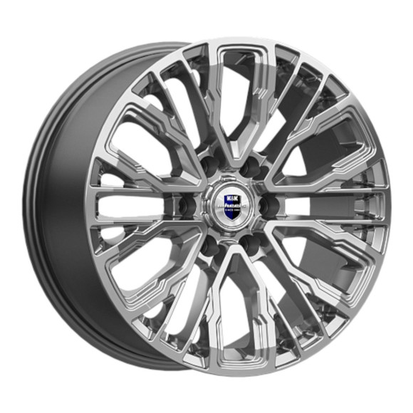 Диски КиК 8.5\R19 6*139.7 ET36 d100.1 Дарк платинум Диски КиК 8.5\R19 6*139.7 ET36 d100.1 Дарк платинум