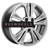 Диски Khomen Wheels 6x16/5x114,3 ET43 D67,1 KHW1603 (Creta/Seltos) G-Silver-FP