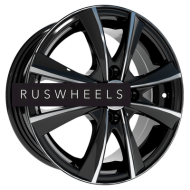 Диски СКАД 5,5x14/4x100 ET45 D67,1 Мальта (КЛ248) Алмаз (АРС 014 black)