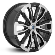 Диски КиК 7.5\R18 6*139.7 ET25 d106.1 Алмаз черный Диски КиК 7.5\R18 6*139.7 ET25 d106.1 Алмаз черный