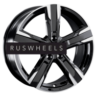 Диски Replay 7,5x19/5x108 ET33 D60,1 CHR106 BKF (конус, C570)