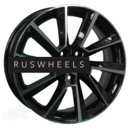 Диски Khomen Wheels 6x16/5x100 ET40 D54,1 KHW1604 (Prius) Black-FP