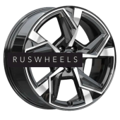 Диски КИК 7,5x18/5x108 ET42 D65,1 Кайан (КС1012) Алмаз черный