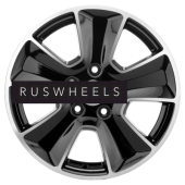 Диски Khomen Wheels 6.5\R16 5*114.3 ET50 d66.1 Black-FP