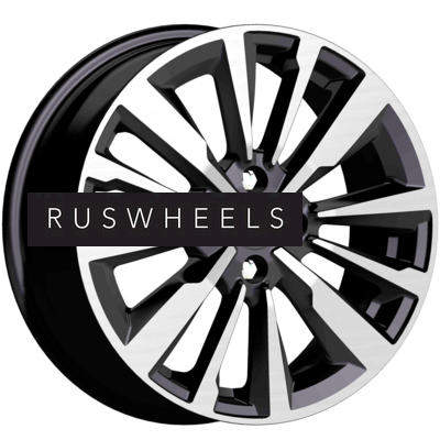 Диски КИК 6,5x16/4x100 ET41 D60,1 Эрман (КС997) Алмаз черный