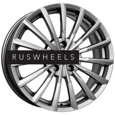 Диски КИК 7x17/5x114,3 ET45 D60,1 Акцент (КС562) Дарк платинум