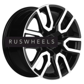 Диски Khomen Wheels 8x17/6x139,7 ET38 D67,1 KHW1723 (L200) Black-FP