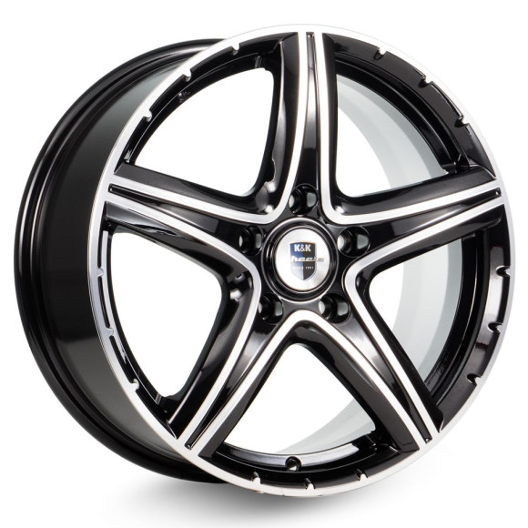 Диски КиК 7.5\R17 5*114.3 ET38 d66.1 Алмаз черный Диски КиК 7.5\R17 5*114.3 ET38 d66.1 Алмаз черный