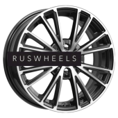 Диски K&K 6x16/4x100 ET50 D60,1 Меандр-оригинал (КС879) Алмаз черный SK