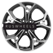 Диски Khomen Wheels 7x17/5x112 ET40 D57,1 KHW1702 (Kodiaq/Tiguan) Black-FP