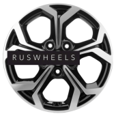 Диски Khomen Wheels 6,5x16/5x114,3 ET45 D60,1 KHW1606 (Toyota/Suzuki) Black-FP