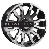 Диски LS 9x20/6x139,7 ET20 D106,1 1294 BKF (конус, Колпак+лого)