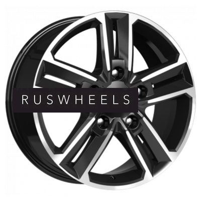 Диски КИК 8x18/5x114,3 ET45 D66,1 Backfire (КС763M) Алмаз черный Диски КИК 8x18/5x114,3 ET45 D66,1 Backfire (КС763M) Алмаз черный