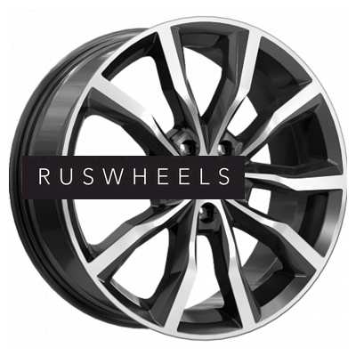 Грузовые диски K&K 7,5x18/5x114,3 ET35 D67,1 Портер (КС906) Алмаз черный