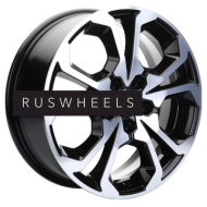 Диски Khomen Wheels 6,5x17/5x108 ET33 D60,1 KHW1711 (Chery/Exeed) Black-FP