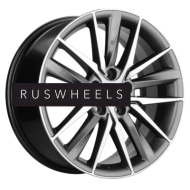 Диски Khomen Wheels 8x18/5x112 ET39 D66,6 KHW1807 (A6/Q5) Gray-FP Диски Khomen Wheels 8x18/5x112 ET39 D66,6 KHW1807 (A6/Q5) Gray-FP