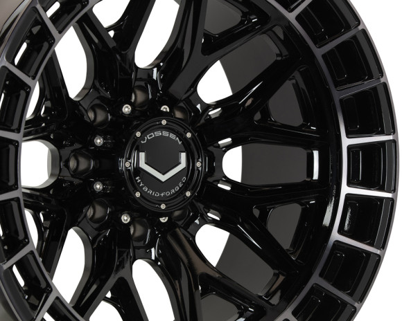 Диски Vossen HFX-1 24x12, Цвет: Tinted Gloss Black (8 болтов)