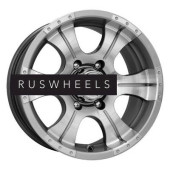 Диски КИК 8x16/6x139,7 ET0 D108,5 Байконур (КС465М) Дарк платинум Диски КИК 8x16/6x139,7 ET0 D108,5 Байконур (КС465М) Дарк платинум