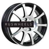 Диски Megami 5,5x14/4x100 ET43 D67,1 MGM-2 BKF