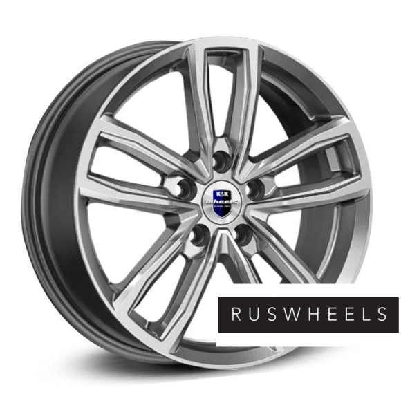 Диски КиК R17 / 6.5J PCD 5x114.3 ЕТ 37 ЦО 66.6 Каланг