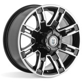 Диски КиК 7.5\R16 6*139.7 ET30 d67.1 алмаз чёрный Диски КиК 7.5\R16 6*139.7 ET30 d67.1 алмаз чёрный