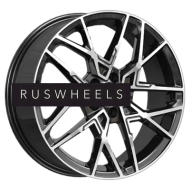 Диски КИК 7x18/5x108 ET52 D60,1 Вудроф (КС1044) Алмаз черный