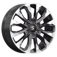 Диски КиК  Premium КР007 (20Pajero Sport)  8,0\R20 6*139,7 ET38  d67,1  Diamond Black Gris  [82168]  <Ш>
