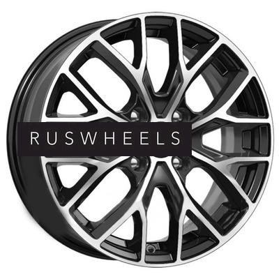 Диски КИК 6x16/4x100 ET50 D60,1 Лилиом-оригинал (КС891) Алмаз черный