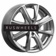 Диски КИК 6x15/4x100 ET50 D60,1 Арнар-оригинал (КС890) Дарк платинум Диски КИК 6x15/4x100 ET50 D60,1 Арнар-оригинал (КС890) Дарк платинум