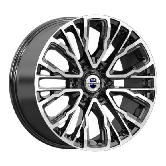Диски КиК 8.5\R19 6*139.7 ET42 d75.1 Алмаз черный