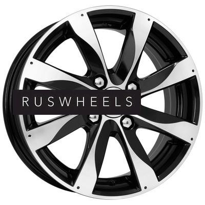 Диски КИК 5,5x14/4x100 ET43 D60,1 Джемини-оригинал (КС480) Алмаз черный Диски КИК 5,5x14/4x100 ET43 D60,1 Джемини-оригинал (КС480) Алмаз черный