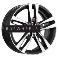 Диски КИК 6,5x16/5x100 ET48 D56,1 Rassvet-оригинал (КС868) Алмаз черный SK