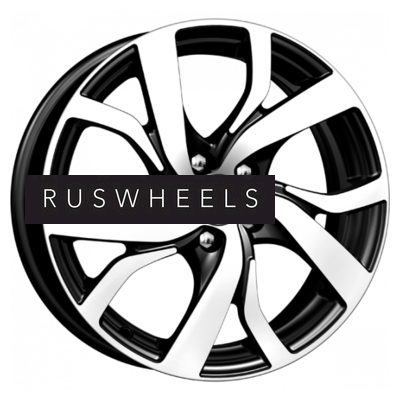 Диски КИК 6x15/5x112 ET47 D57,1 Палермо-оригинал (КС668) Алмаз черный