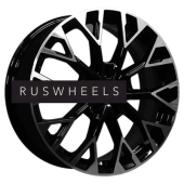 Диски Khomen Wheels 7x17/5x114,3 ET48 D67,1 KHW1718 (K5/Sonata/Tucson/JAC J7) Black-FP