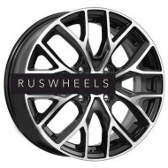 Диски КИК 6x16/4x100 ET41 D60,1 Лилиом-оригинал (КС891) Алмаз черный