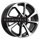 Диски КИК 6x15/4x100 ET46 D54,1 КС861 Алмаз черный