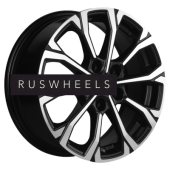 Диски Khomen Wheels 6,5x16/5x112 ET46 D57,1 KHW1605 (Octavia A5/Golf/Jetta) Black-FP