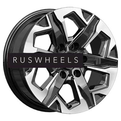 Диски КИК 7,5x17/6x139,7 ET36 D100,1 Тейт (КС1050) Алмаз черный Диски КИК 7,5x17/6x139,7 ET36 D100,1 Тейт (КС1050) Алмаз черный