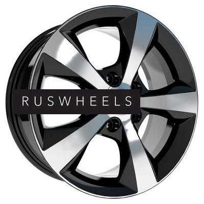 Грузовые диски СКАД 7x16/5x114,3 ET45 D60,1 Кельн (КЛ258) Алмаз (АРС 014 black)